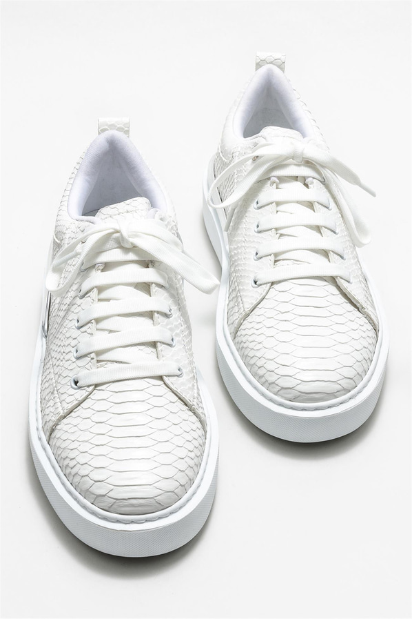 Beyaz erkek spor ayakkabı - Elle Shoes