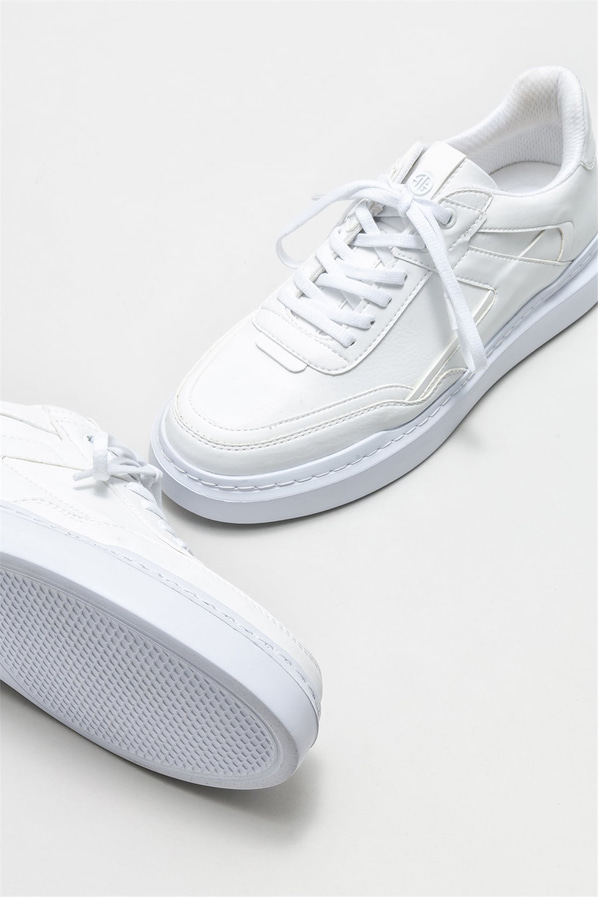 Beyaz erkek spor ayakkabı - Elle Shoes