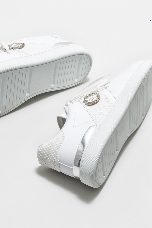 Beyaz erkek spor ayakkabı - Elle Shoes