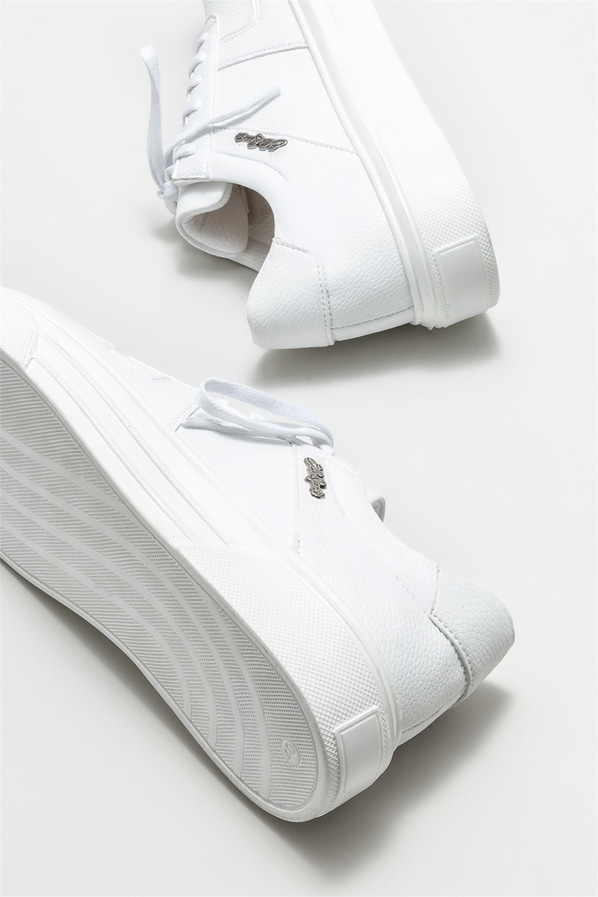Beyaz erkek spor ayakkabı - Elle Shoes
