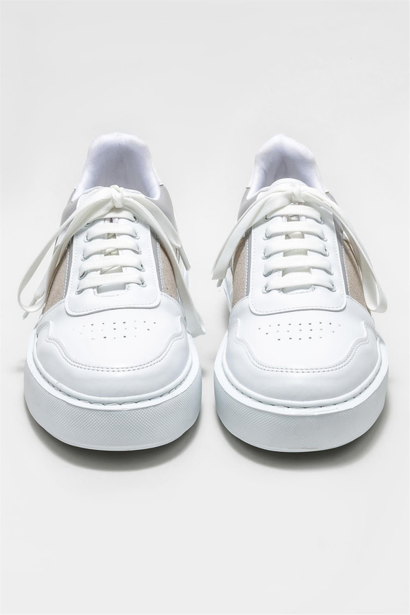 Beyaz erkek spor ayakkabı - Elle Shoes