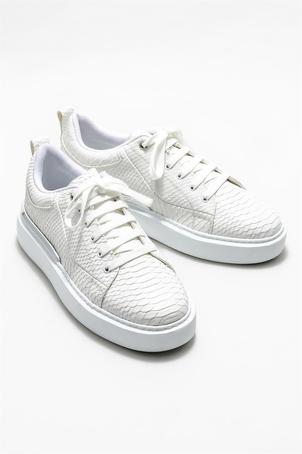 Beyaz erkek spor ayakkabı - Elle Shoes