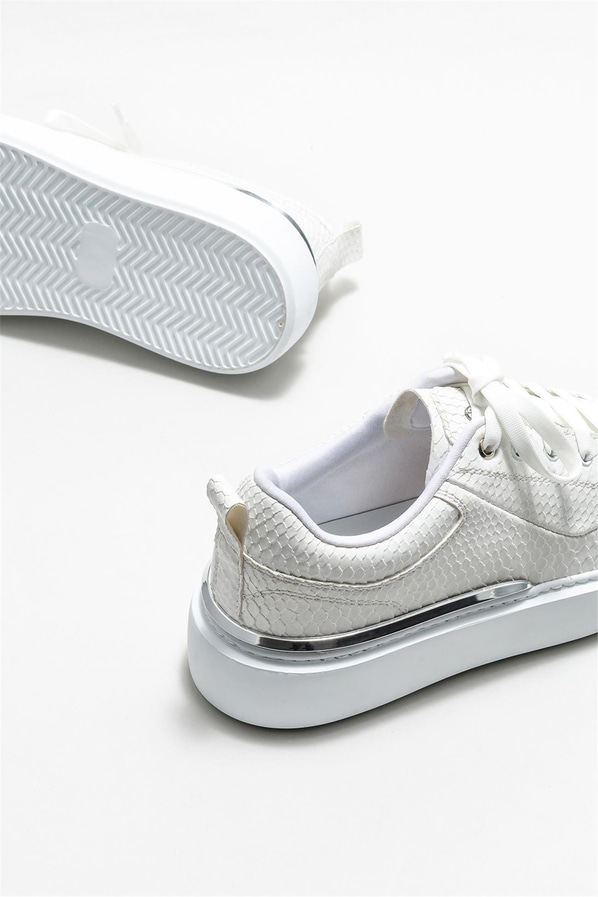 Beyaz erkek spor ayakkabı - Elle Shoes