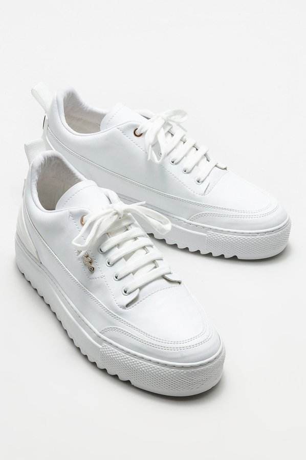 Beyaz erkek spor ayakkabı - Elle Shoes