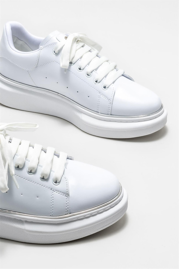 Beyaz erkek spor ayakkabı - Elle Shoes