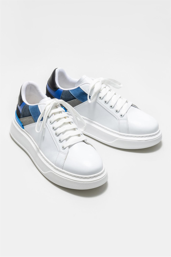 Beyaz erkek spor ayakkabı - Elle Shoes