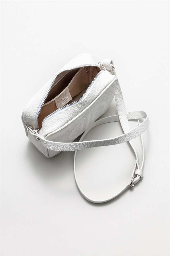 Beyaz kadın çapraz çanta - Elle Shoes