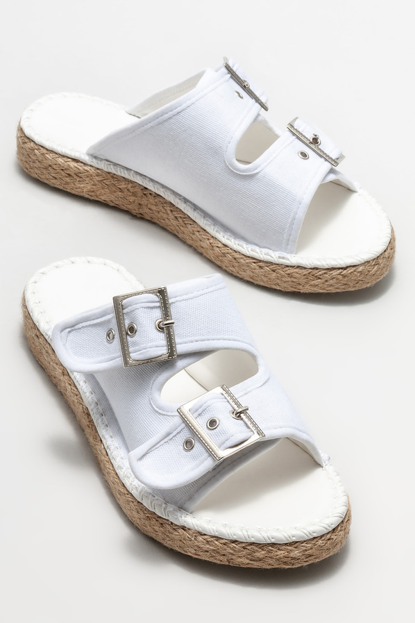 Beyaz Kadın Espadril