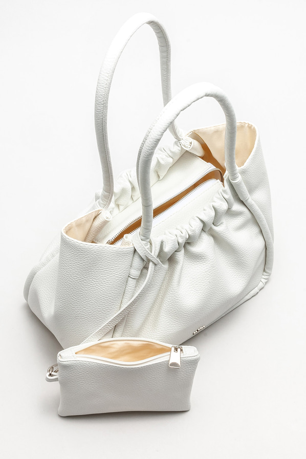Beyaz kadın omuz çantası - Elle Shoes