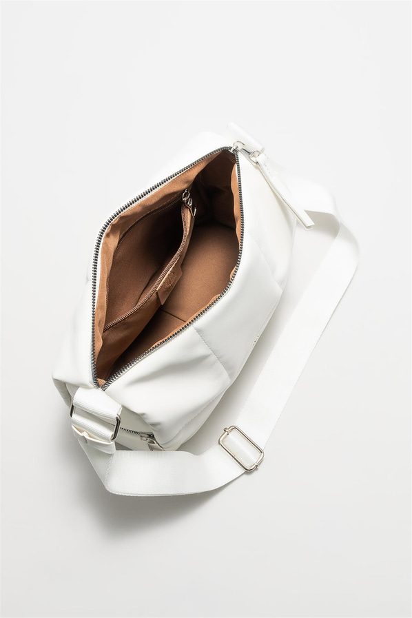 Beyaz kadın çapraz çanta - Elle Shoes