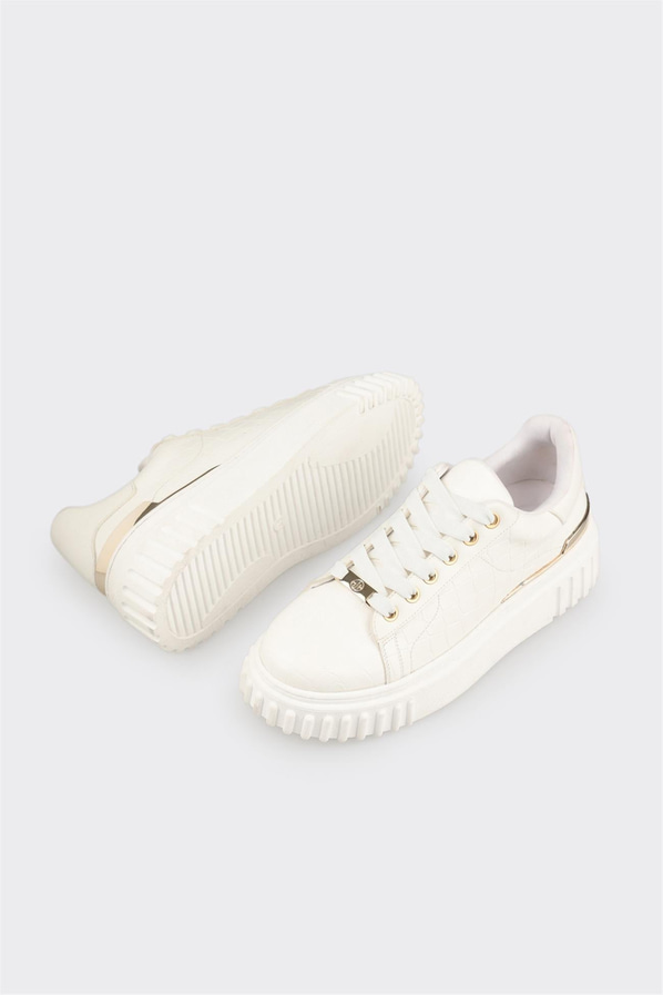 Beyaz kadın sneaker - Elle Shoes