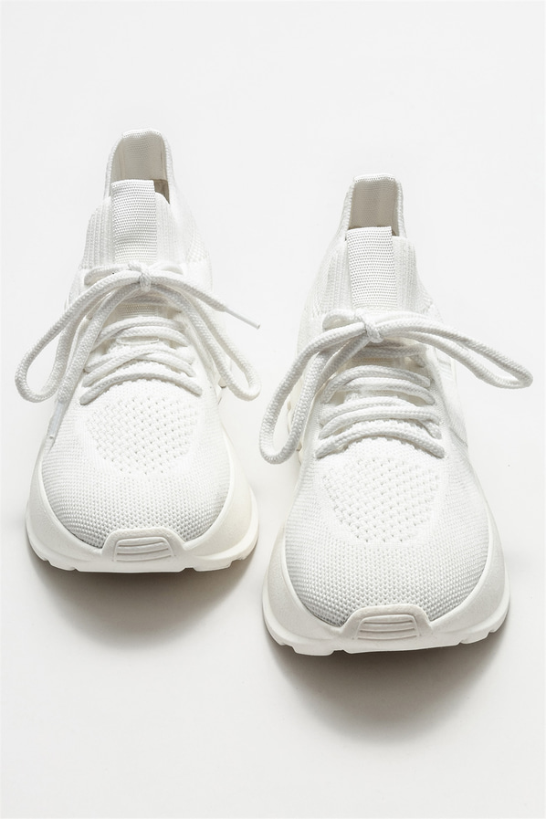 Beyaz kadın spor ayakkabı - Elle Shoes
