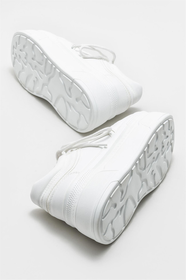 Beyaz kadın sneaker - Elle Shoes