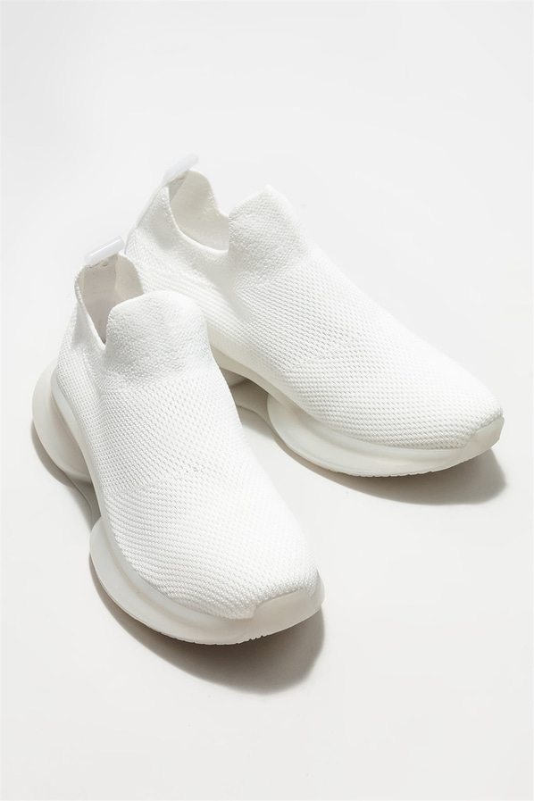 Beyaz kadın spor ayakkabı - Elle Shoes