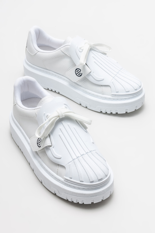 Beyaz kadın spor ayakkabı - Elle Shoes