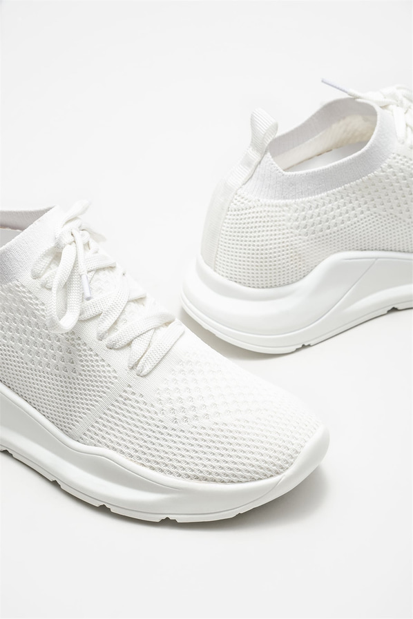 Beyaz kadın spor ayakkabı - Elle Shoes