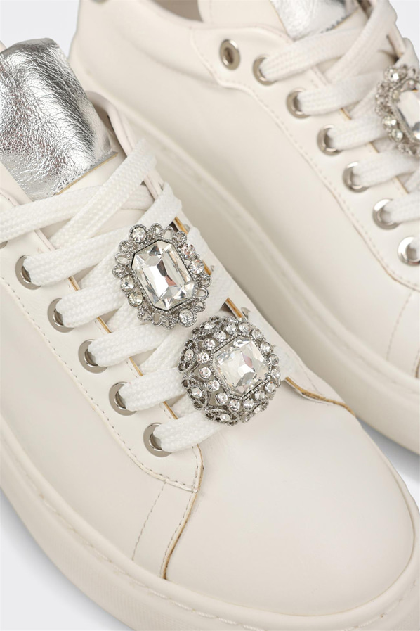 Beyaz kadın sneaker - Elle Shoes