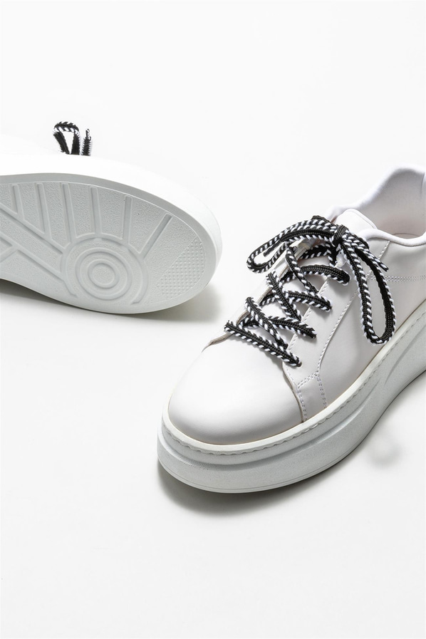 Beyaz kadın sneaker - Elle Shoes
