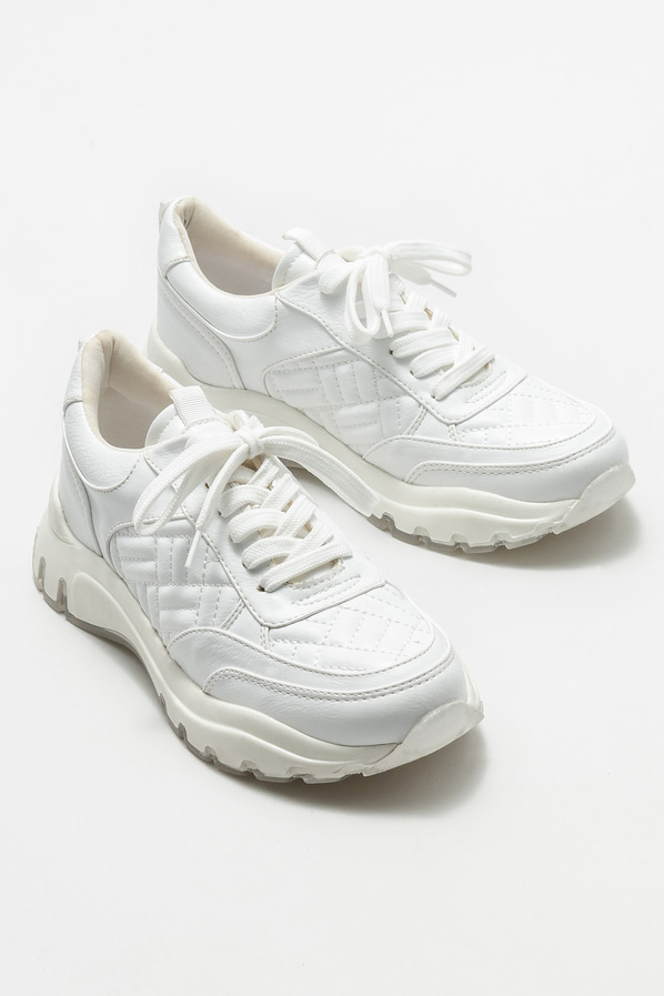Beyaz kadın spor ayakkabı - Elle Shoes