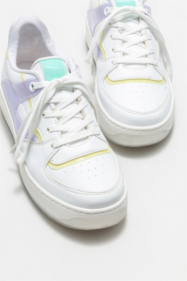 Beyaz kadın spor ayakkabı - Elle Shoes