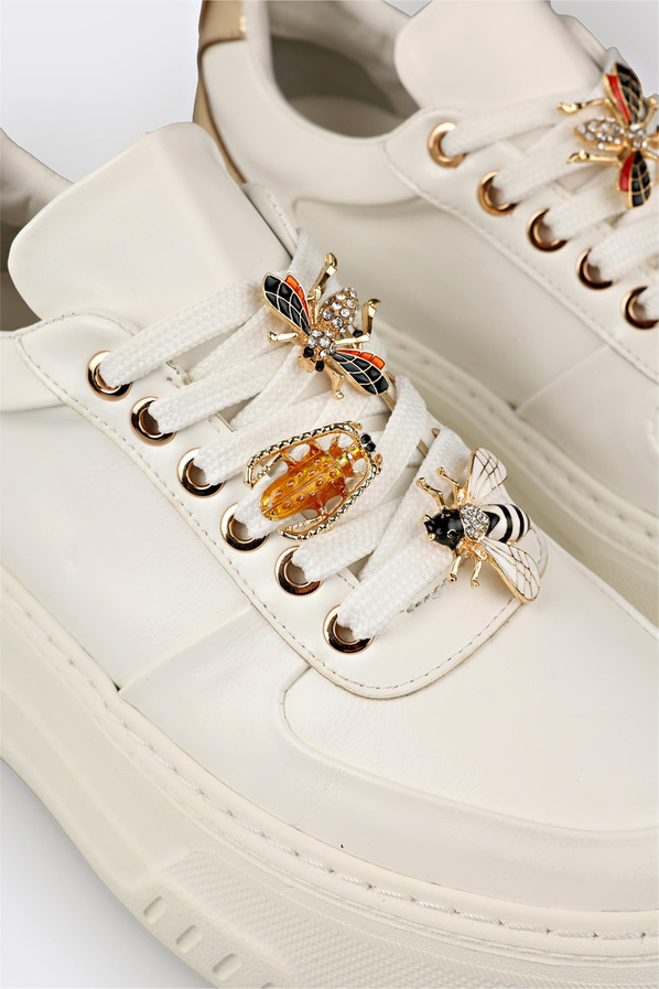 Beyaz kadın sneaker - Elle Shoes