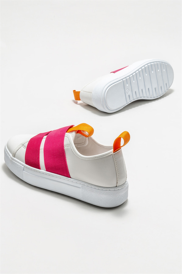 Beyaz kadın sneaker - Elle Shoes