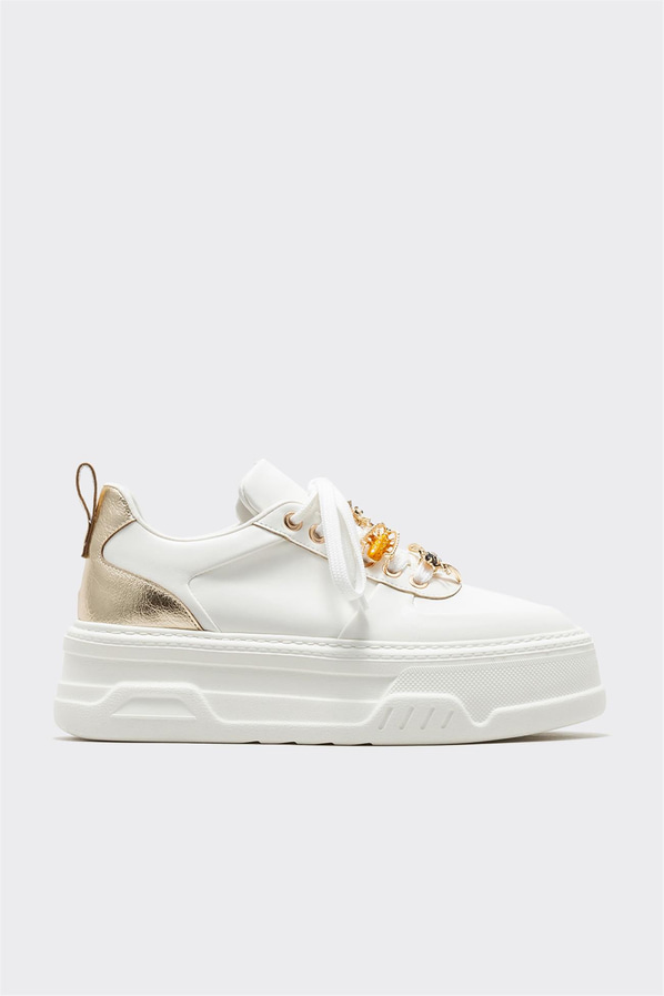 Beyaz kadın sneaker - Elle Shoes