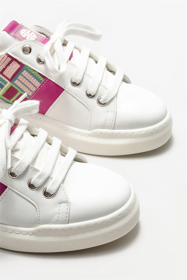 Beyaz kadın sneaker - Elle Shoes