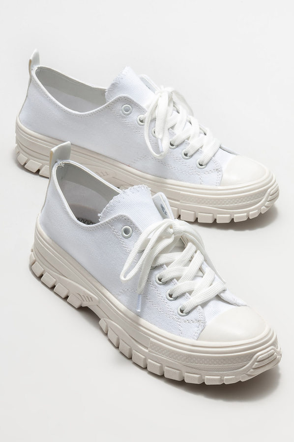 Beyaz kadın spor ayakkabı - Elle Shoes