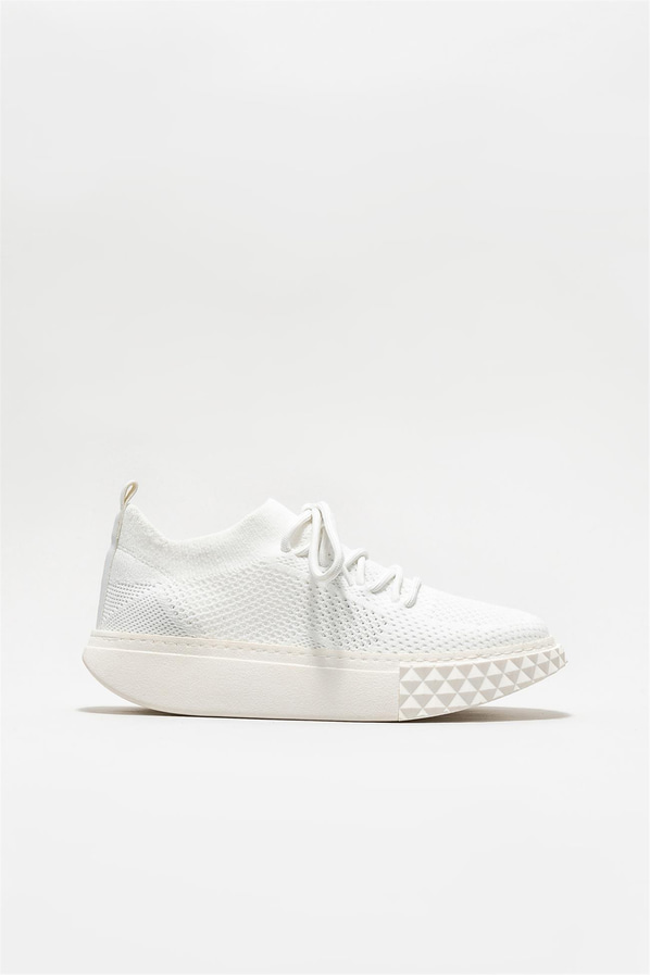 Beyaz kadın sneaker - Elle Shoes