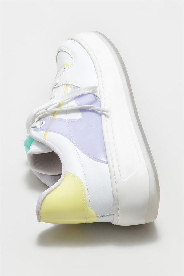 Beyaz kadın spor ayakkabı - Elle Shoes