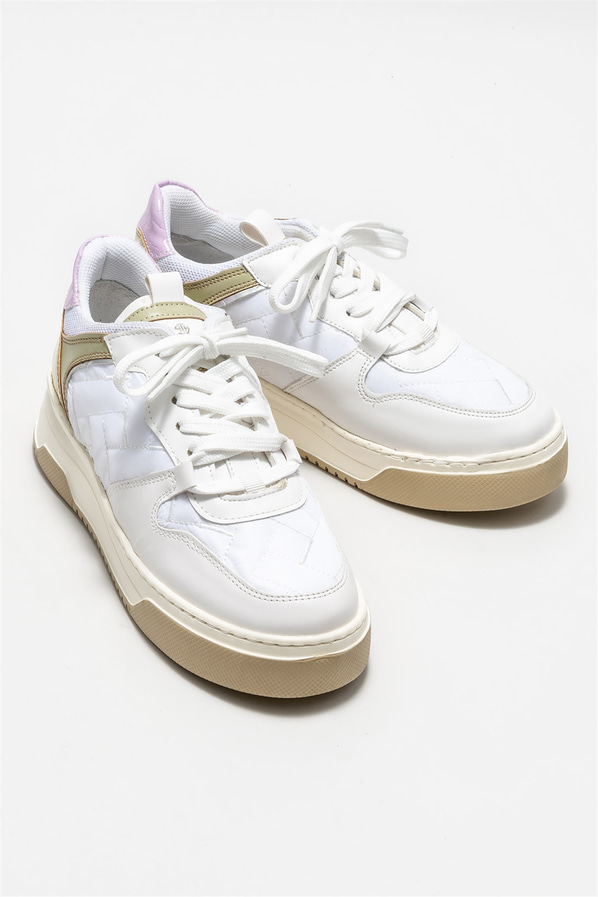 Beyaz kadın sneaker - Elle Shoes