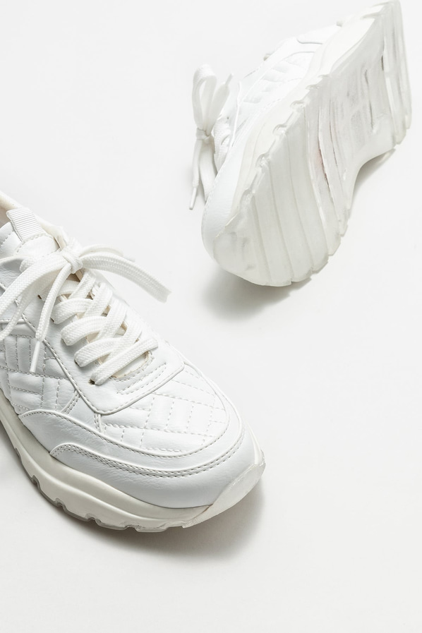 Beyaz kadın spor ayakkabı - Elle Shoes