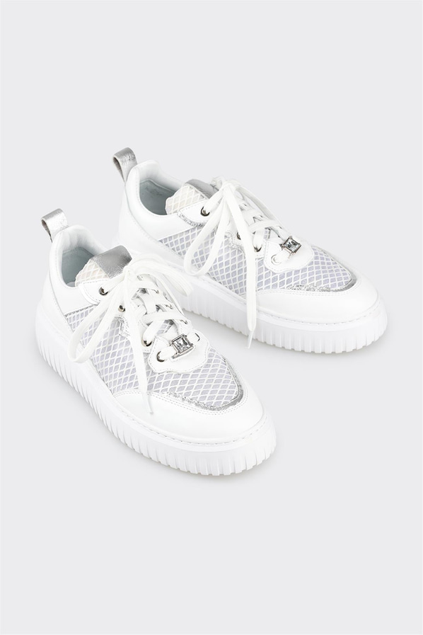 Beyaz kadın sneaker - Elle Shoes