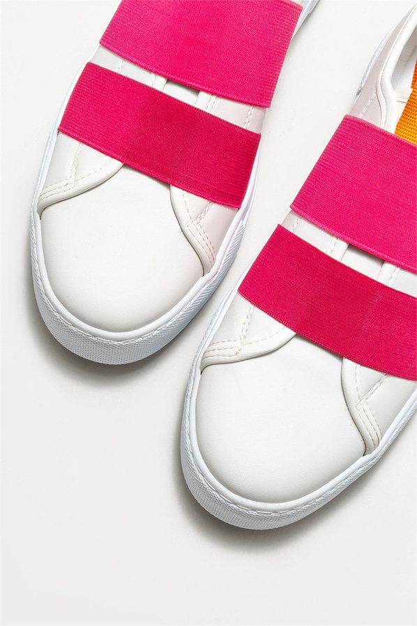 Beyaz kadın sneaker - Elle Shoes