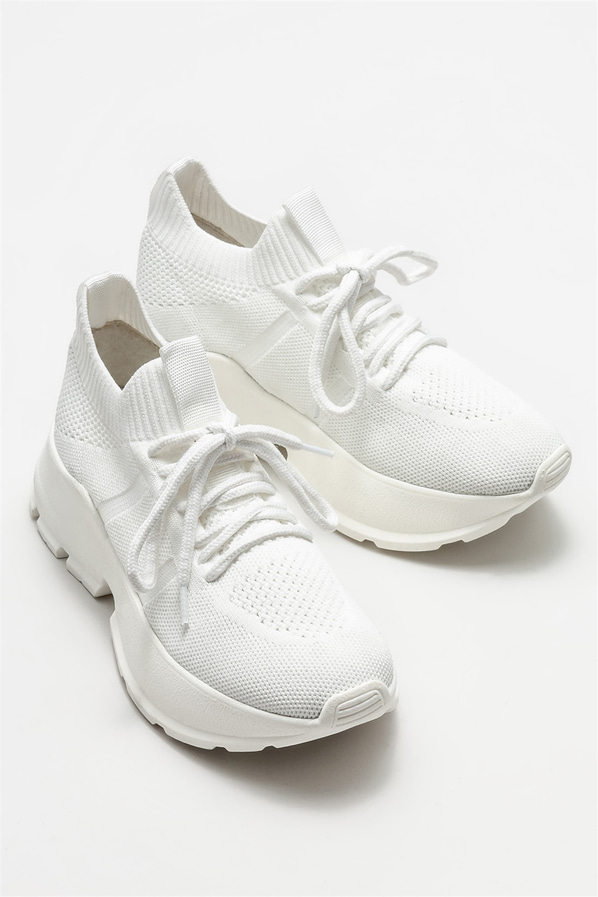 Beyaz kadın spor ayakkabı - Elle Shoes