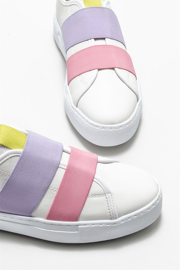 Beyaz kadın sneaker - Elle Shoes