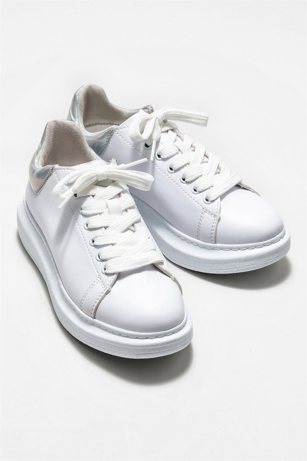 Beyaz kadın sneaker - Elle Shoes