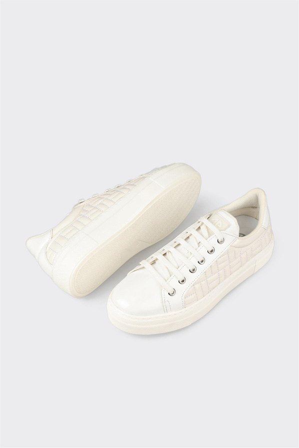 Beyaz kadın sneaker - Elle Shoes