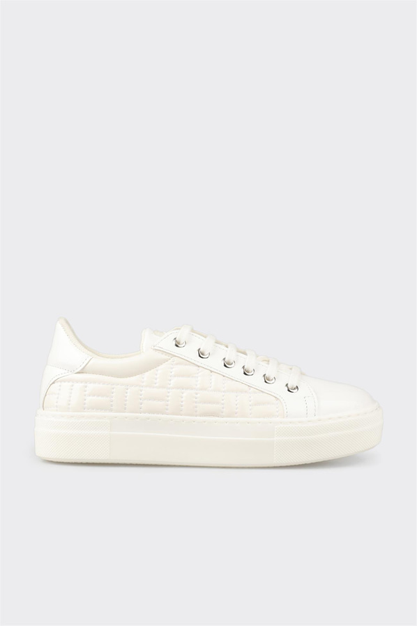 Beyaz kadın sneaker - Elle Shoes