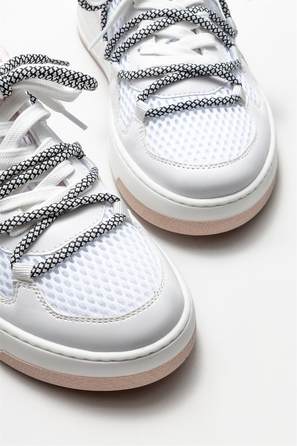 Beyaz kadın sneaker - Elle Shoes