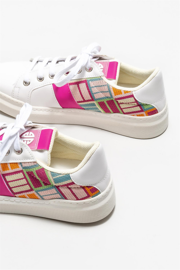 Beyaz kadın sneaker - Elle Shoes