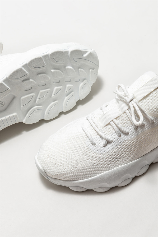 Beyaz kadın sneaker - Elle Shoes