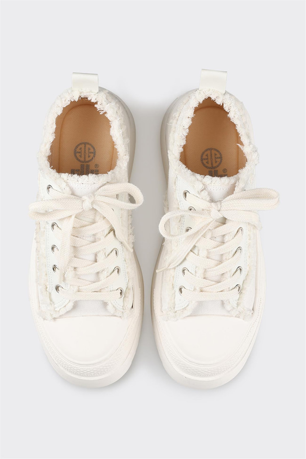 Beyaz kadın sneaker - Elle Shoes