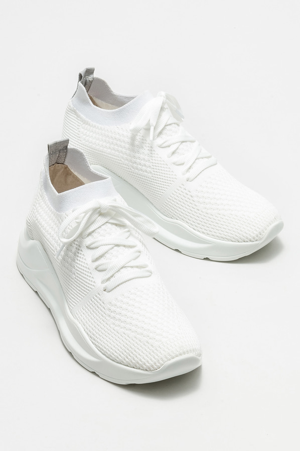 Beyaz kadın spor ayakkabı - Elle Shoes
