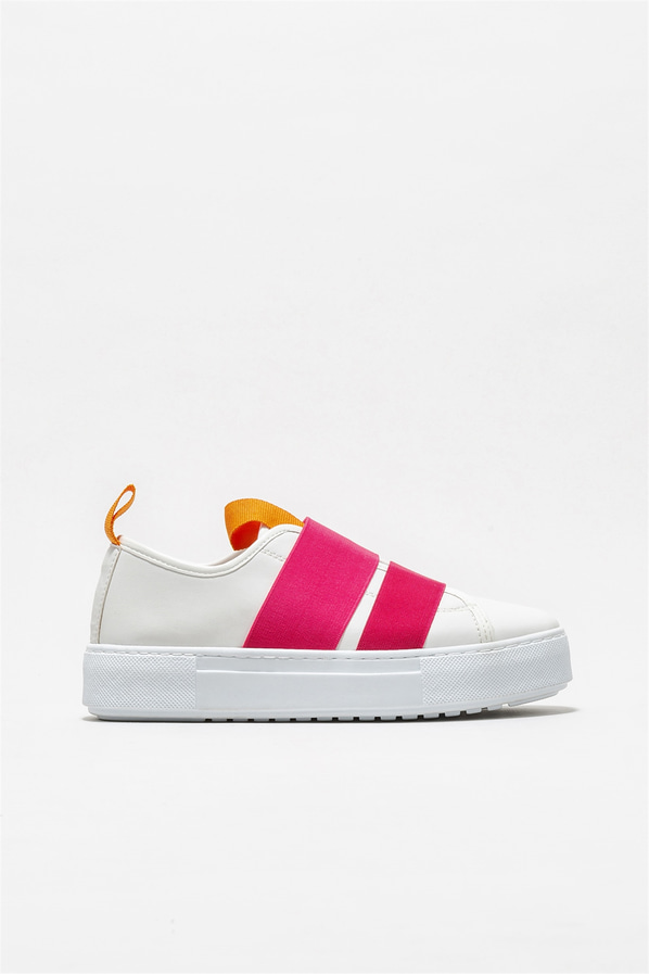 Beyaz kadın sneaker - Elle Shoes