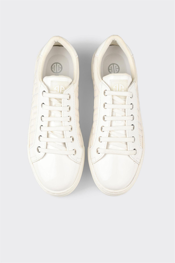 Beyaz kadın sneaker - Elle Shoes