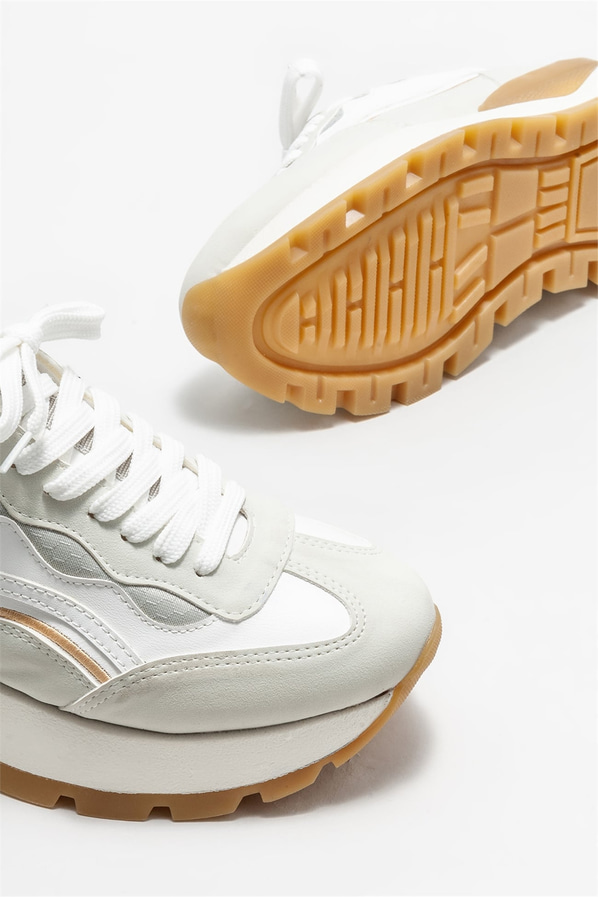 Beyaz kadın spor ayakkabı - Elle Shoes