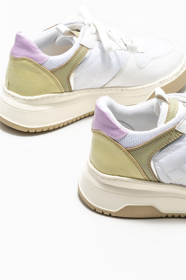 Beyaz kadın sneaker - Elle Shoes