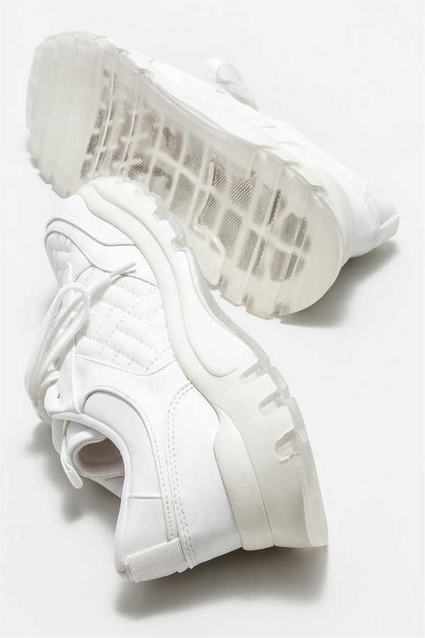 Beyaz kadın spor ayakkabı - Elle Shoes